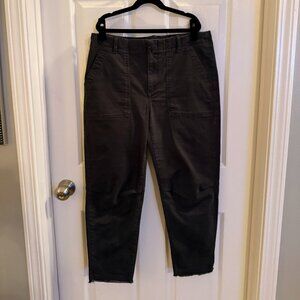 Banana Republic Navy Girlfriend Authentic Chino 10P Petite Ankle Pant